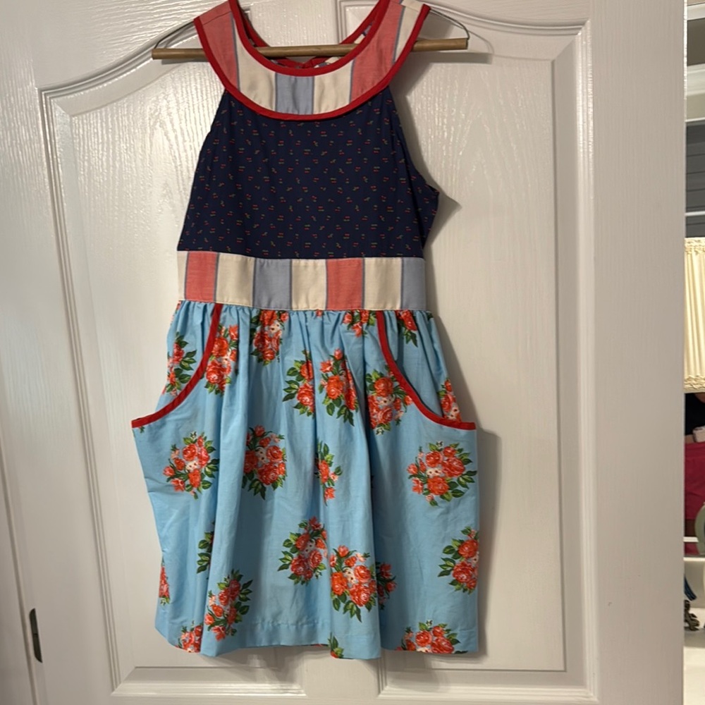 Matilda Jane Blue Halter Sundress Casual